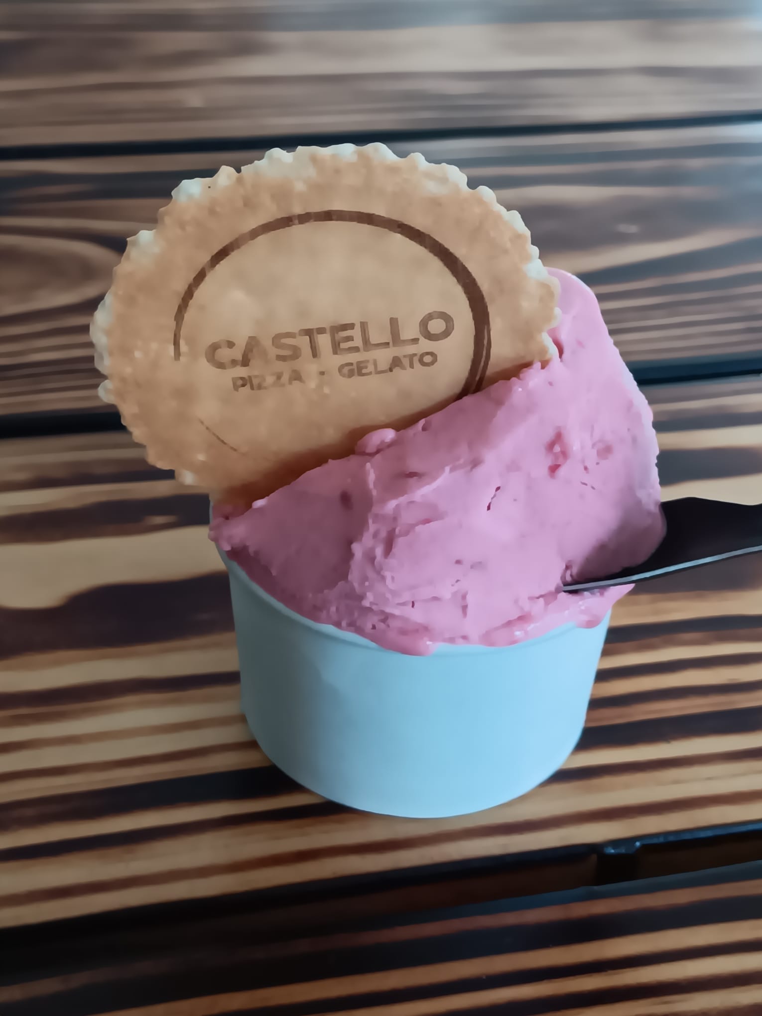 Castello one scoop Gelato in cup